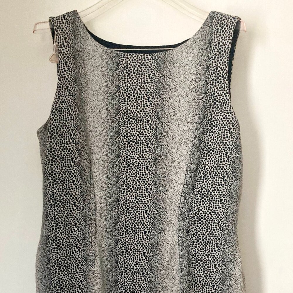 Nine West Gray and Black Dress Size 14 (Great for Derby Day)
